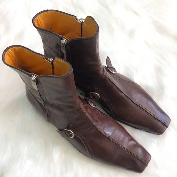 Sergio Rossi | Shoes | Sergio Rossi Mens Size 8 Brown Boots  display picture 1